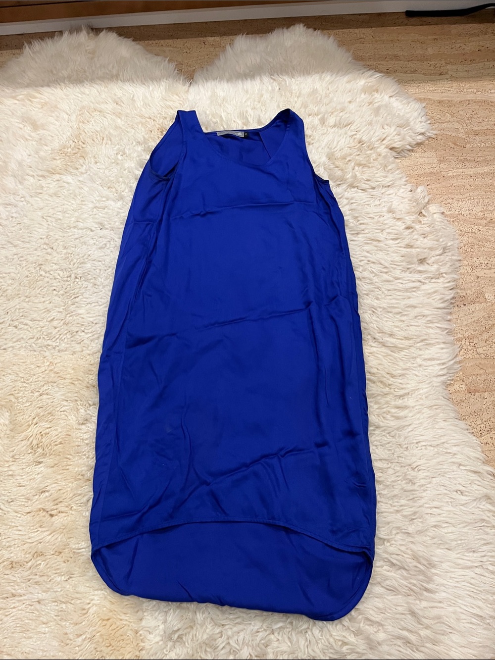 Elk Bold Purple/Blue Sleeveless Shift Dress
